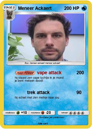 Pokemon Meneer Ackaert