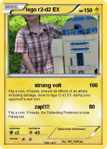 Pokemon lego r2-d2 EX