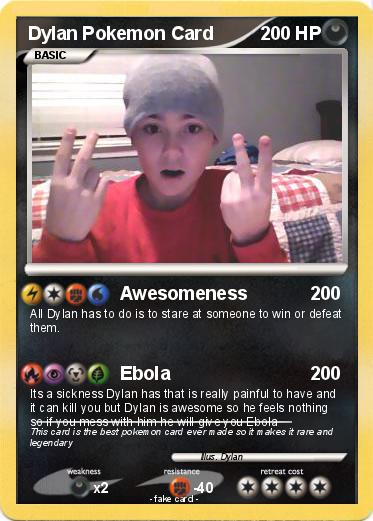 Pokemon Dylan Pokemon Card