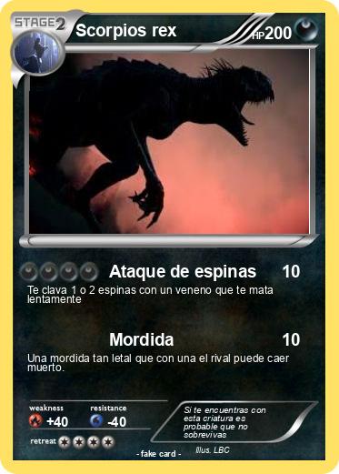Pokemon Scorpios rex