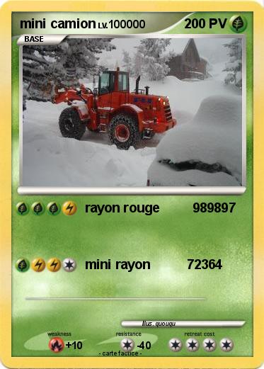 Pokemon mini camion