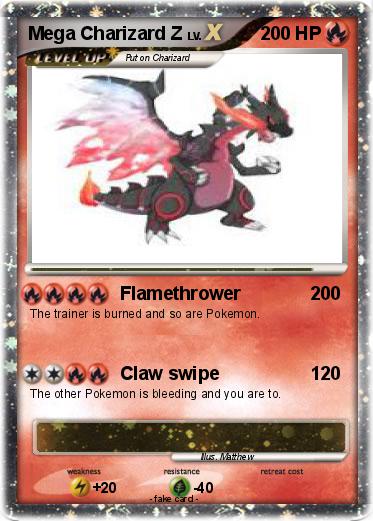 Pokemon Mega Charizard Z