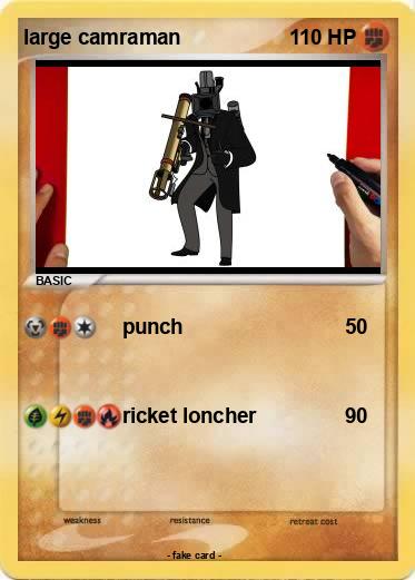 Pokemon large camraman