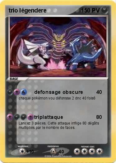 Pokemon trio légendere