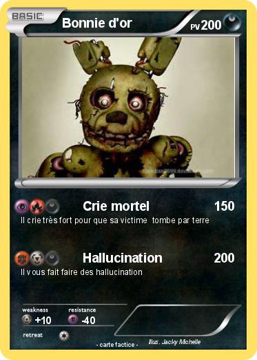 Pokemon Bonnie d'or