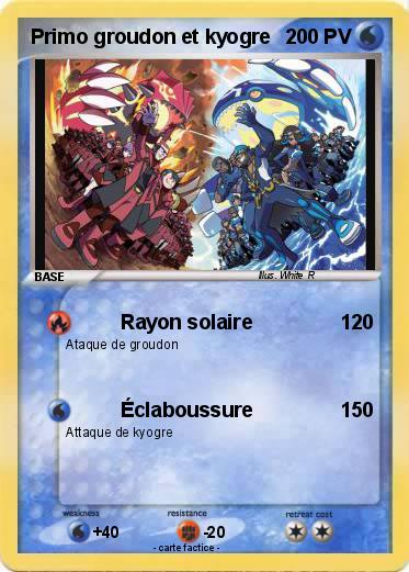 Pokemon Primo groudon et kyogre