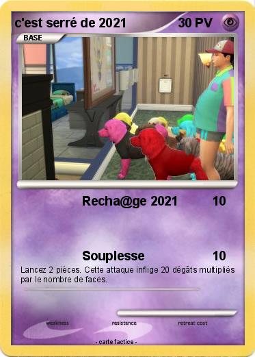 Pokemon c'est serré de 2021