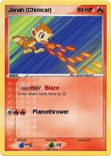 Pokemon Jonah (Chimcar)