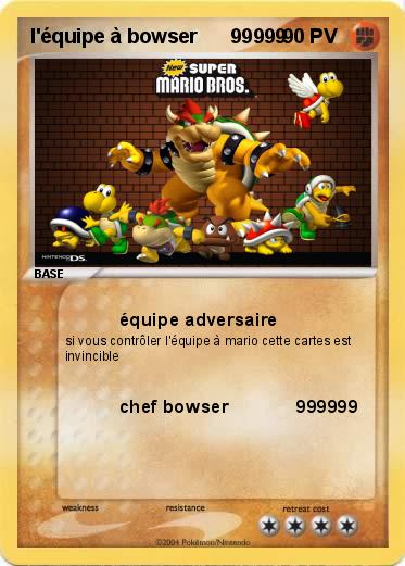 Pokemon l'équipe à bowser      99999