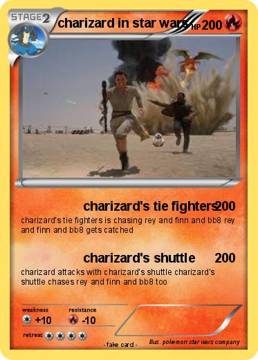 Pokemon charizard in star wars