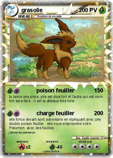 Pokemon grasolie