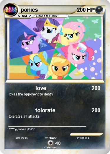 Pokemon ponies