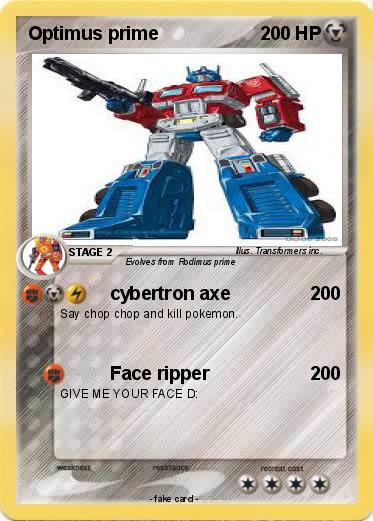 Pokemon Optimus prime
