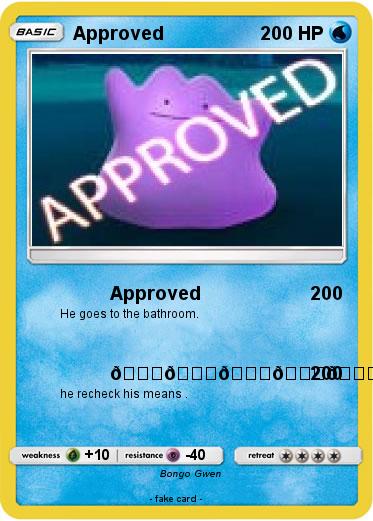 Pokemon Approved