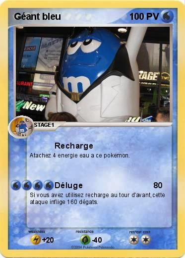 Pokemon Géant bleu