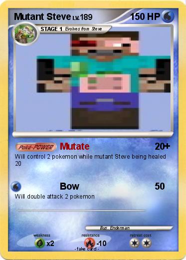 Pokemon Mutant Steve