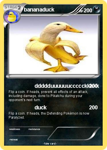 Pokemon bananaduck