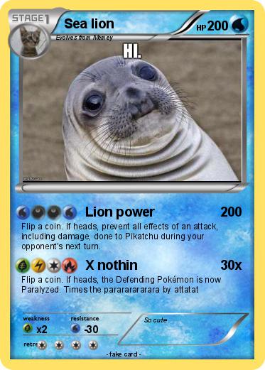 Pokemon Sea lion