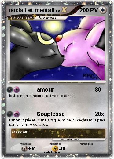 Pokemon noctali et mentali