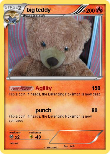 Pokemon big teddy