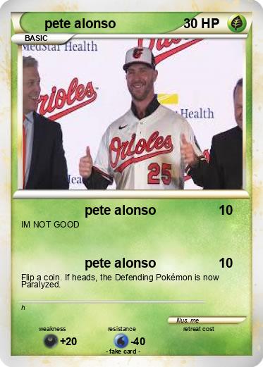 Pokemon pete alonso