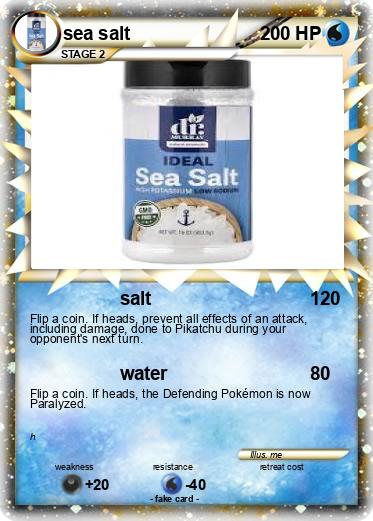 Pokemon sea salt