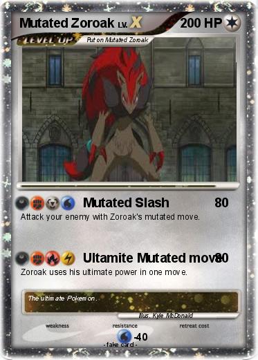 Pokemon Mutated Zoroak