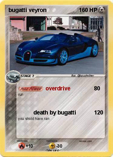 Pokemon bugatti veyron