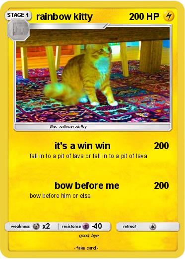 Pokemon rainbow kitty