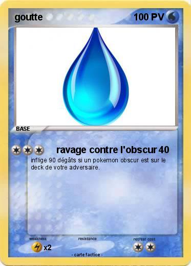 Pokemon goutte