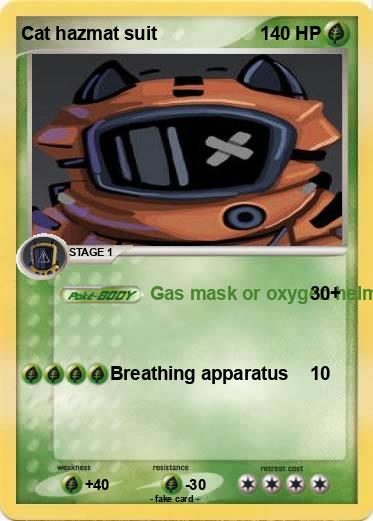 Pokemon Cat hazmat suit