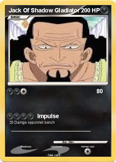 Pokemon Jack Of Shadow Gladiator