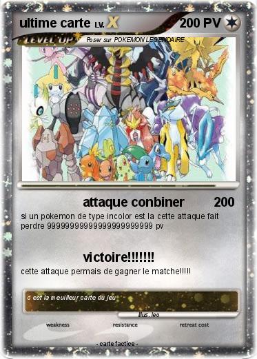 Pokemon ultime carte