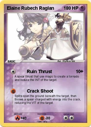 Pokemon Elaine Rubech Raglan