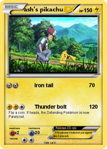 Pokemon ash's pikachu