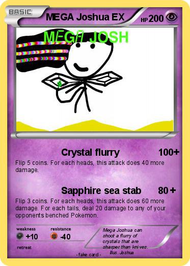 Pokemon MEGA Joshua EX