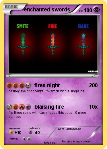 Pokemon enchanted swords