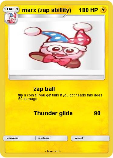 Pokemon marx (zap abillity)