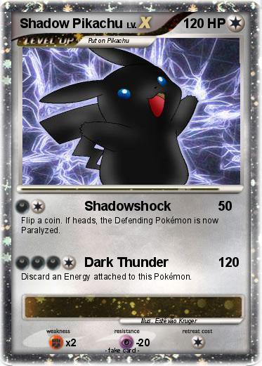 Pokemon Shadow Pikachu