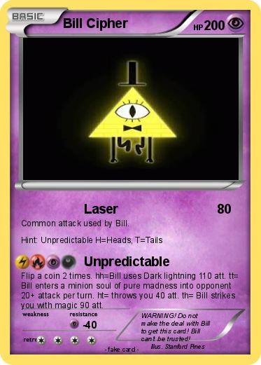 Pokemon Bill Cipher