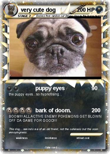 Pokemon very cute dog