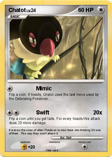 Pokemon Chatot