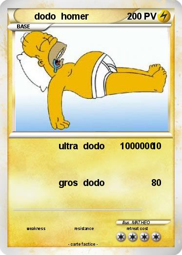 Pokemon dodo  homer