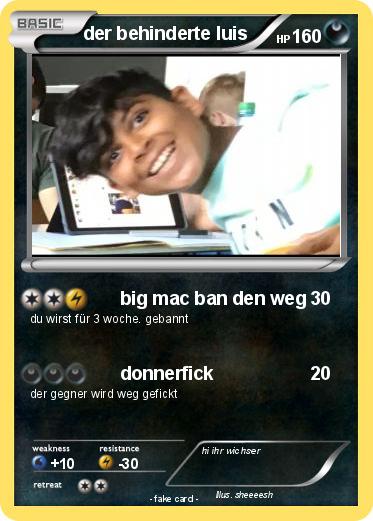 Pokemon der behinderte luis