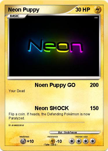 Pokemon Neon Puppy