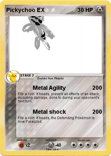 Pokemon Pickychoo EX