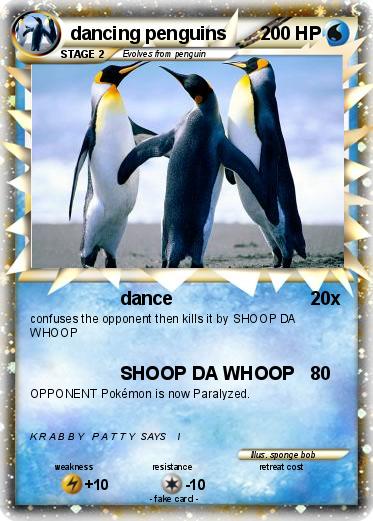Pokemon dancing penguins
