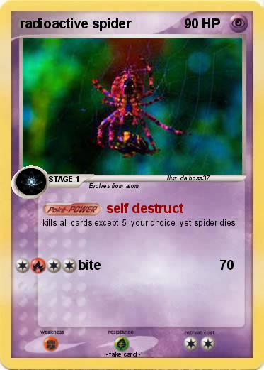 Pokemon radioactive spider