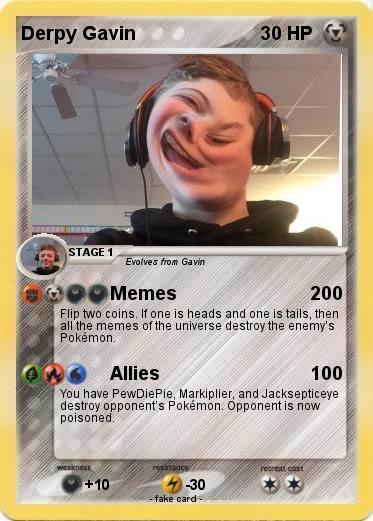 Pokemon Derpy Gavin