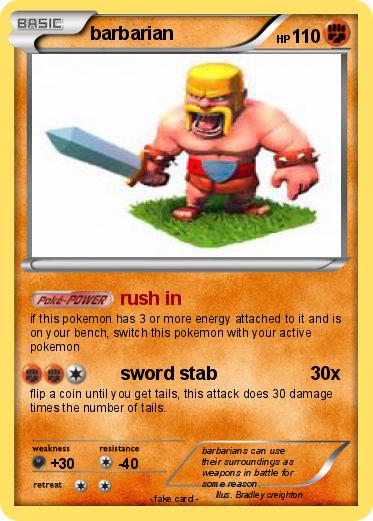 Pokemon barbarian